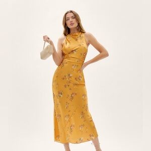 Reformation Silk Cassette Dress